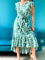 Vignan Dress - Green - - Moda Yoana